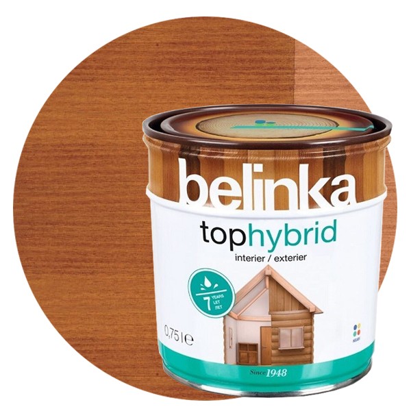 Пропитка для древесины Belinka Tophybrid №17 Тик 0,75 л