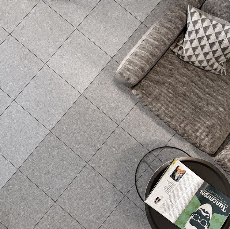 Керамогранит Grasaro Textile G-72/S матовый серый 400х400 мм