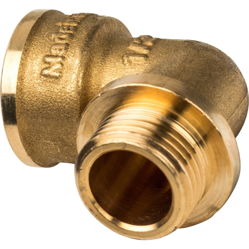 Угольник с упором Stout SFT-0015-000012 1/2 дюйма с внутренней и наружной резьбой