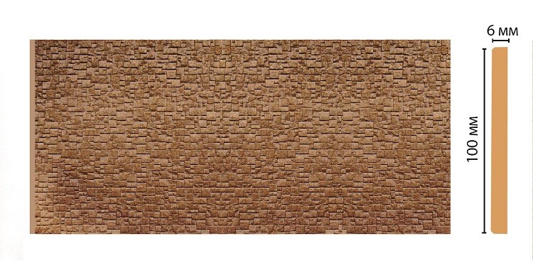 Панель декоративная Decomaster Перламутр-Stone Line M10-32 2400х100 мм