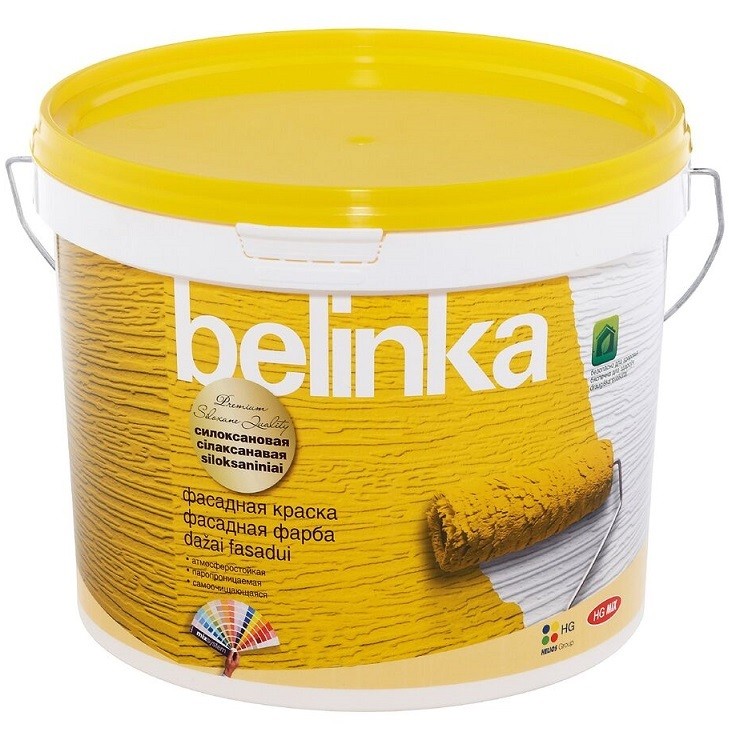Краска cилоксановая фасадная Belinka В3 матовая 9,3 л