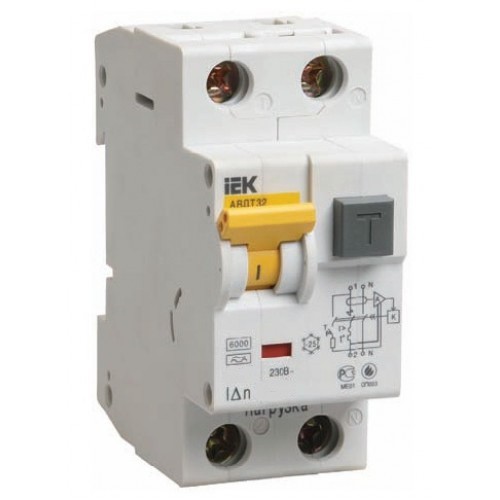 Автоматический выключатель дифференциального тока IEK АВДТ32 С40 100мА