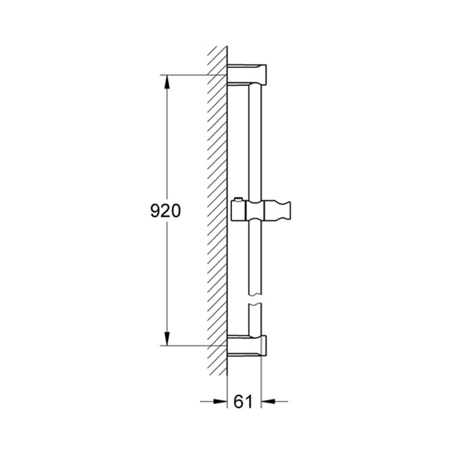 Душевая штанга Grohe New Tempesta Cosmopolitan 27522000 900 мм