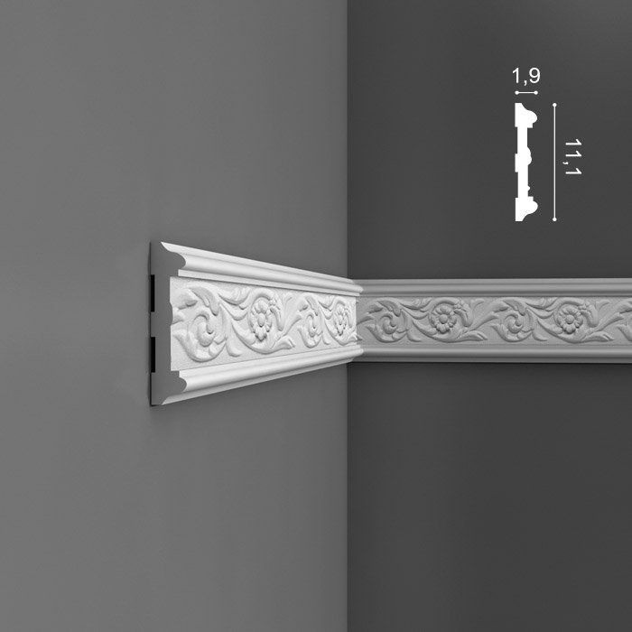 Молдинг полиуретановый Orac Decor Luxxus P7020F 2000х111х19 мм