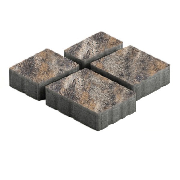 Тротуарная плитка Steingot Гранито Color Mix Stein Bronze №15 мультиформат