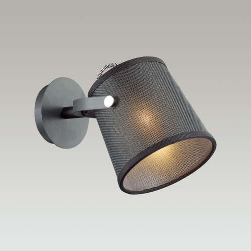 Бра Odeon Light Loka 4159/1W черное Е27 15W