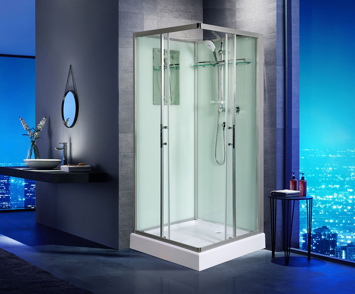 Душевая кабина Weltwasser WW500 Laine 801 800х800х2170 мм