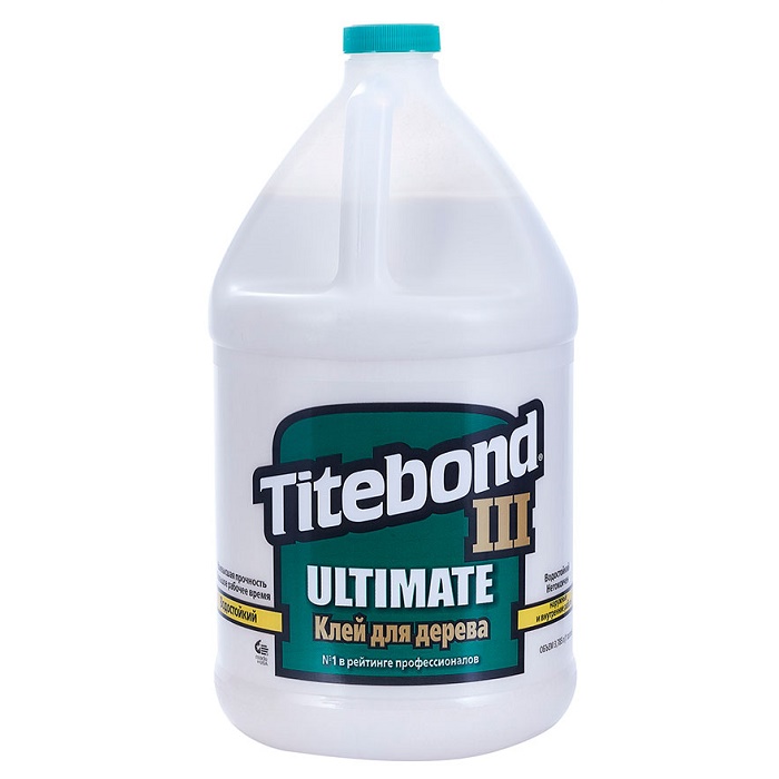 Клей столярный Titebond Ulimate III Wood Glue повышенной влагостойкости 3,78 л