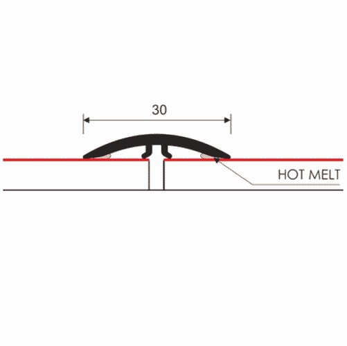 Порожек переходной ПВХ Montic M-M0300-G3 Дуб 2000х30 мм