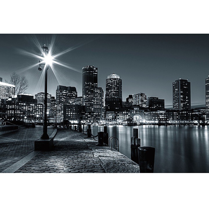 Фотообои виниловые на флизелиновой основе Decocode Ночь над Нью-Йорком 13-0280-WB 2,5х1,3 м