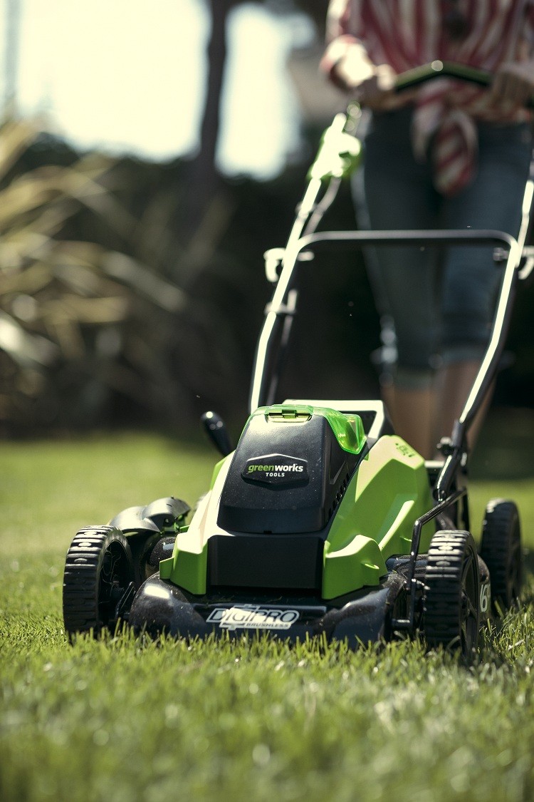 Газонокосилка аккумуляторная Greenworks GD40LM45K4