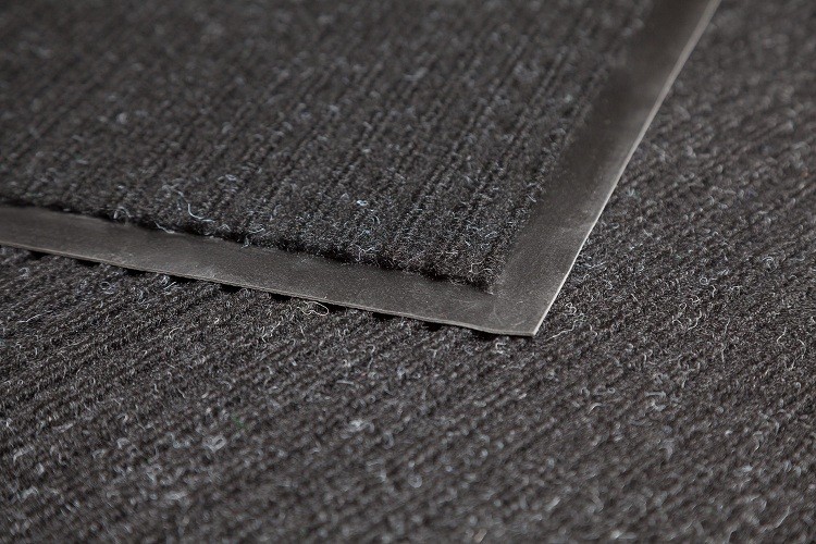 Коврик влаговпитывающий Double Stripe Doormat черный 400х600 мм