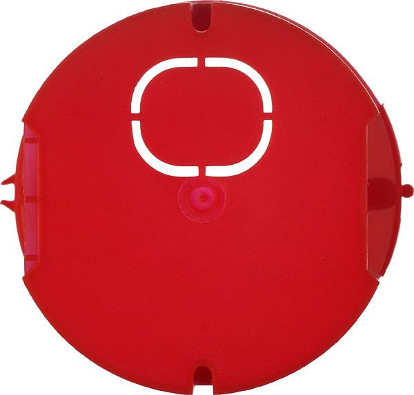 Подрозетник Промрукав для бетона круглая d64х40 мм 7 вводов красный IP20 с винтами безгалогенная