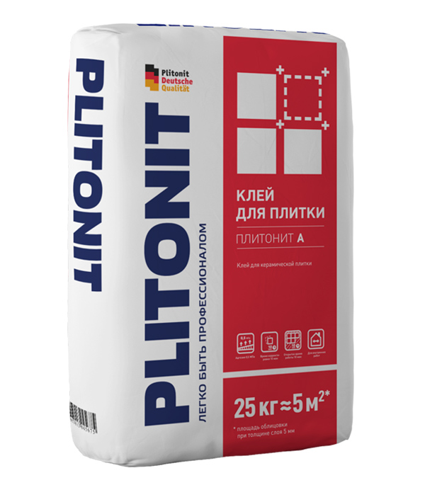 Клей для плитки Plitonit A универсальный 25 кг