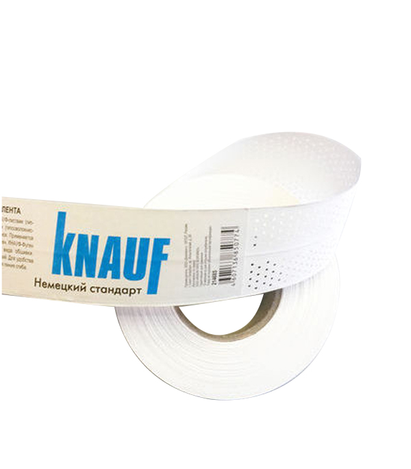 Лента бумажная Knauf для швов гипсокартона 52мм х 150 м
