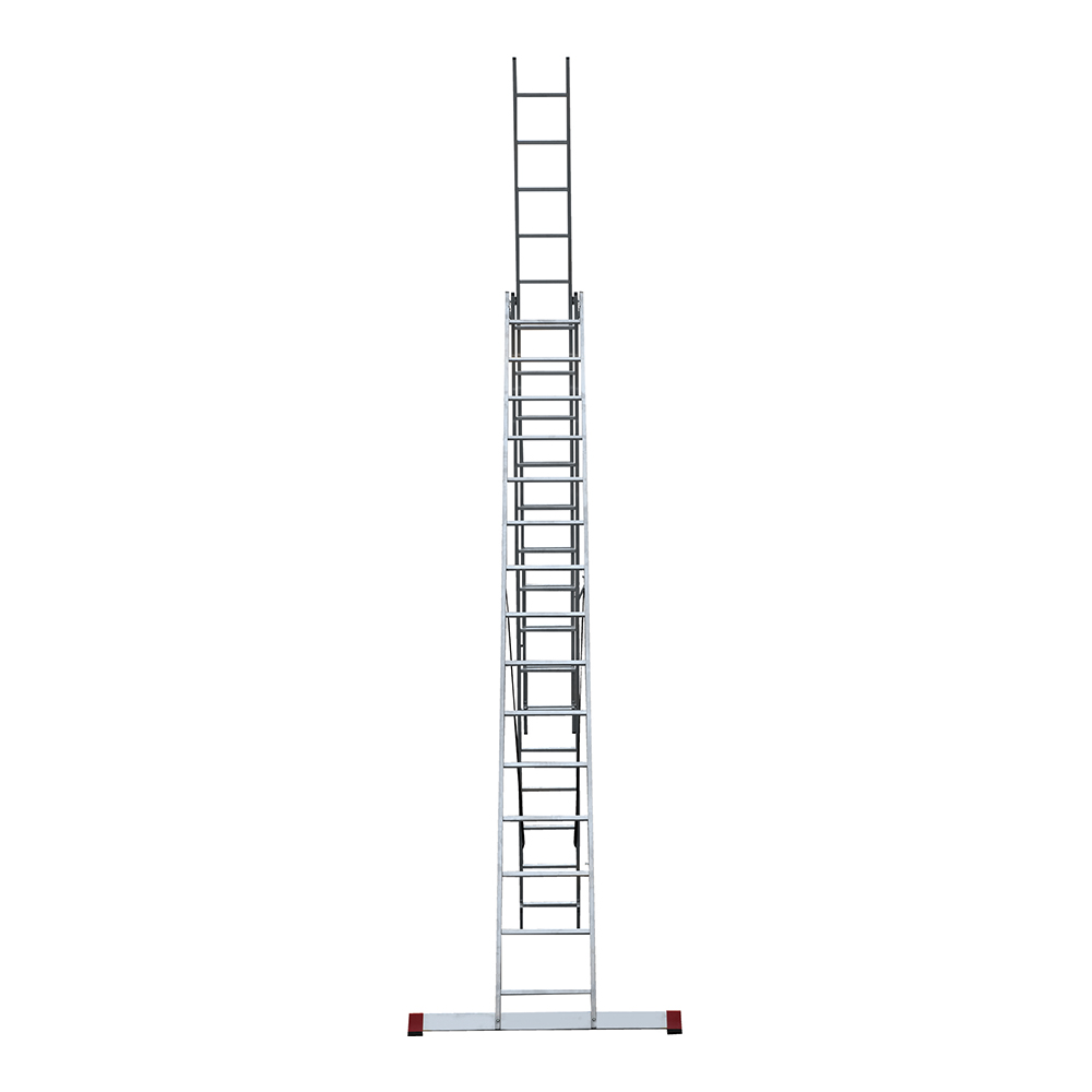Лестница   алюминиевая трехсекционная , 3x15