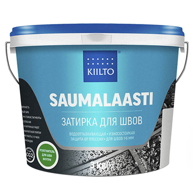 Затирка Kiilto Saumalaasti 040 серая 10 кг