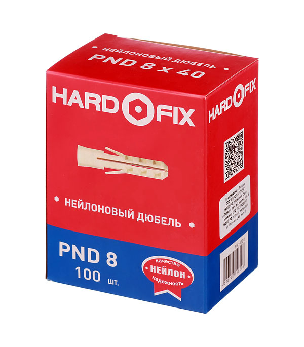 Дюбель распорный Hard-Fix/Wenzo 8x40 мм нейлон (100 шт.)