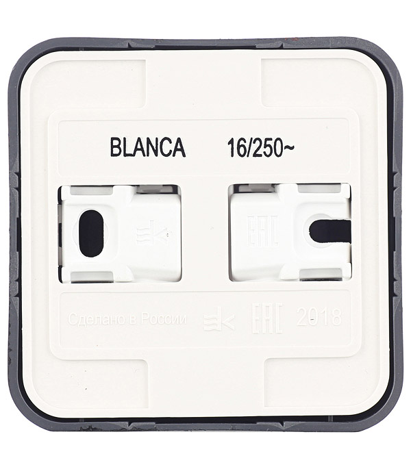 Розетка Schneider Electric Blanca BLNRA000116 открытая установка антрацит