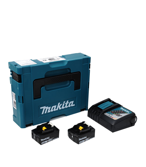Аккумулятор Makita 198311-6 18В 5Ач Li-Ion с зарядным устойством в комплекте (2 шт.)