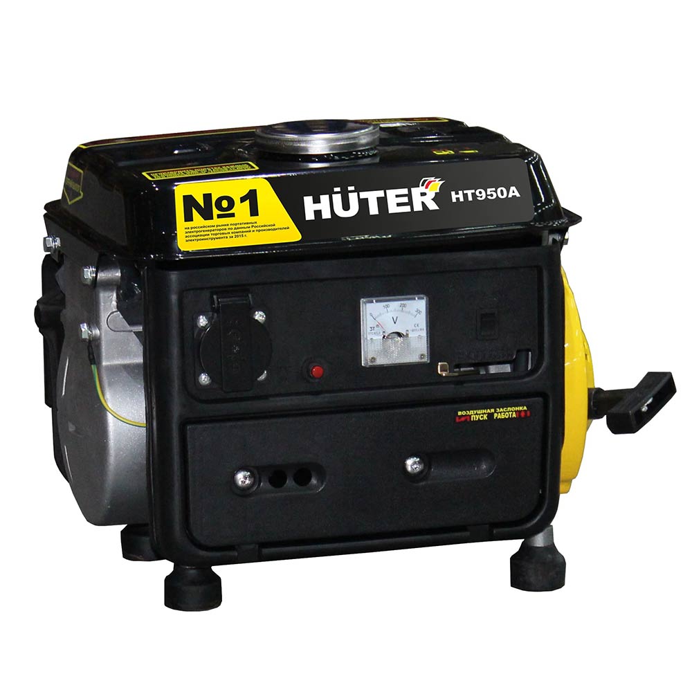 Генератор бензиновый Huter HT950A (64/1/1) 0,65 кВт