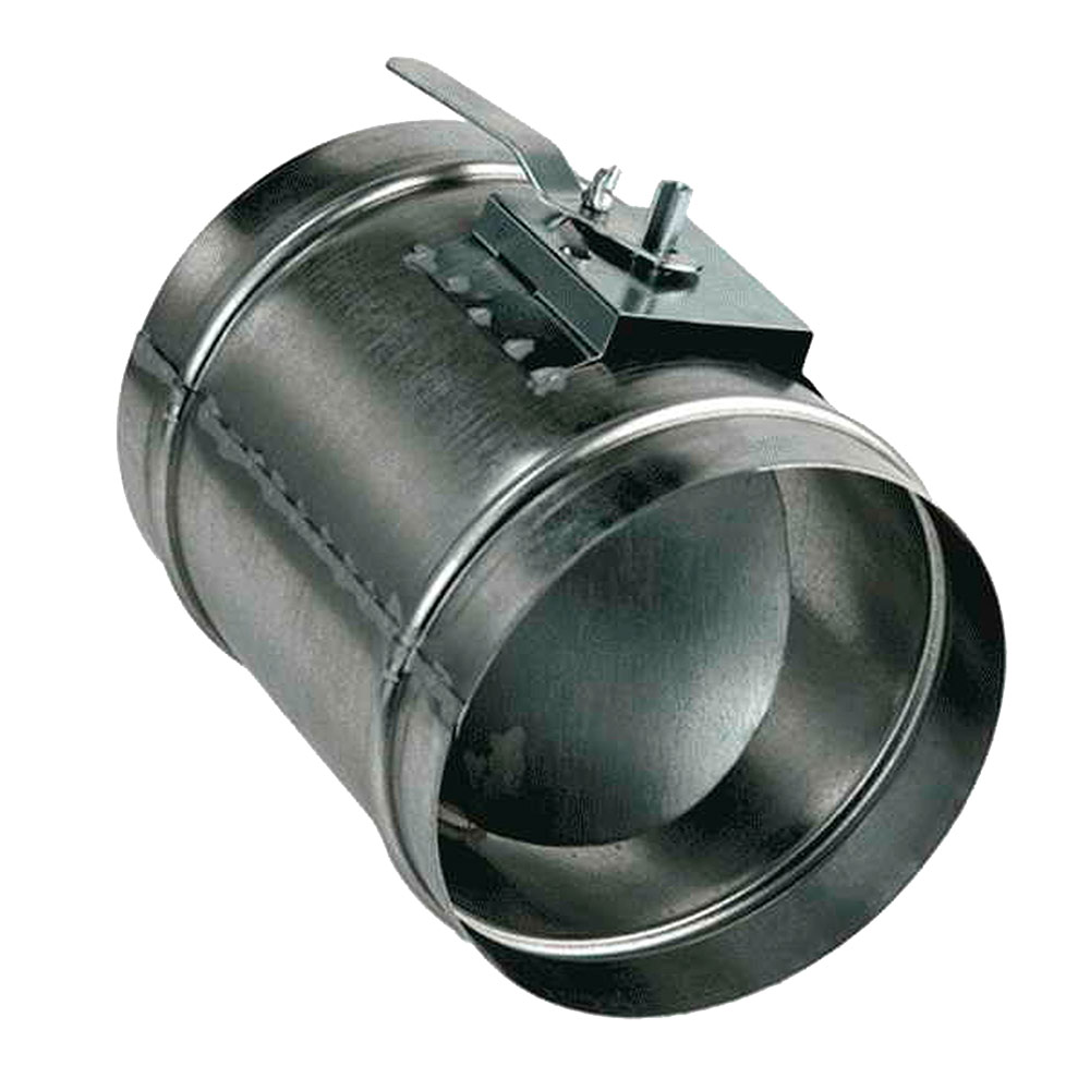 Дроссель-клапан для круглых воздуховодов d400 мм оцинкованный