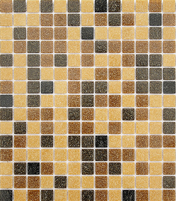 Мозаика Lavelly  Yantar/Янтарь из стекломассы 327х327х4 мм матовая (20 шт = 2,139 кв.м)