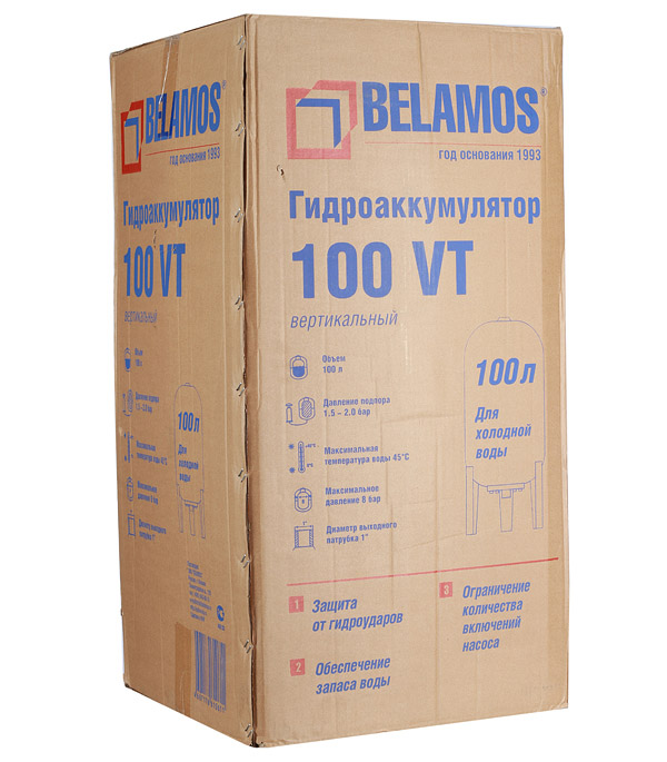 Гидроаккумулятор Belamos 100 VT