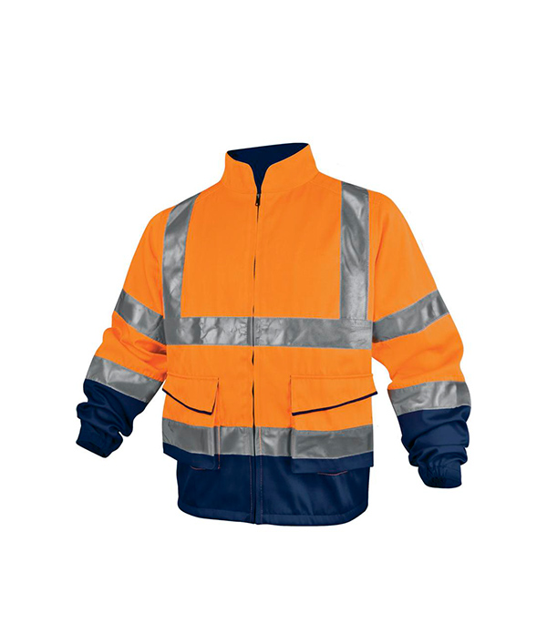 Куртка рабочая сигнальная Delta Plus 44-46 рост 156-164 см цвет флуоресцентный оранжевый