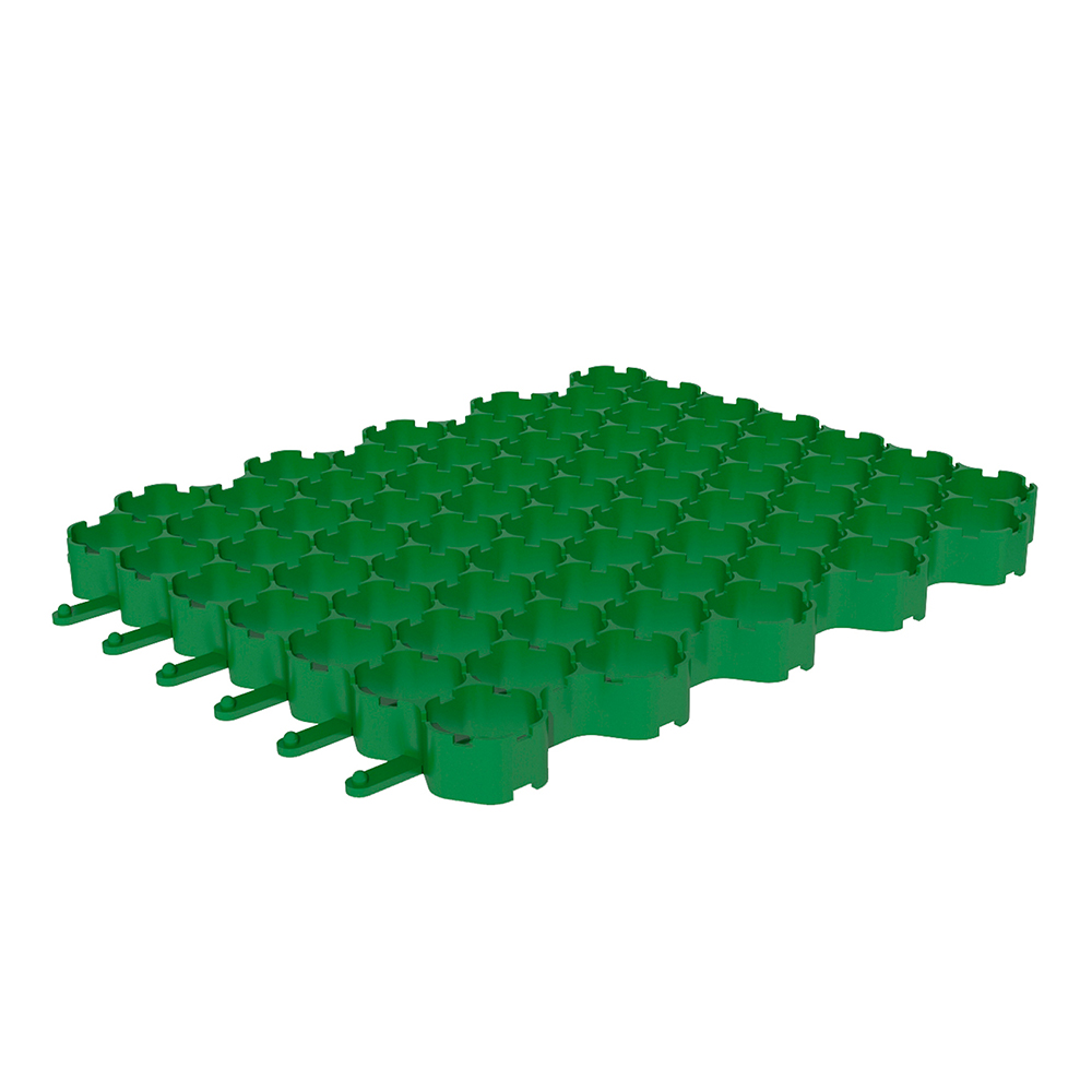 Газонная решетка Gidrolica Eco Normal пластиковая зеленая С250 530х430х33 мм