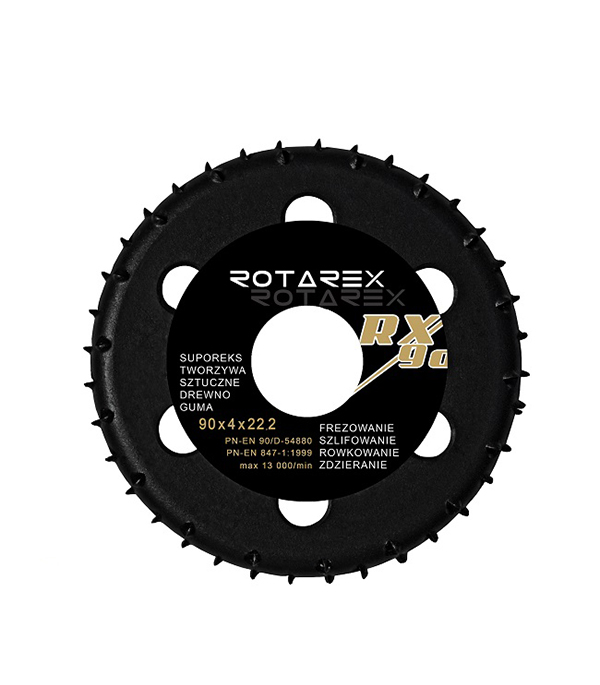 Фреза дисковая Rotarex (619601) по дереву 90х22,2 мм