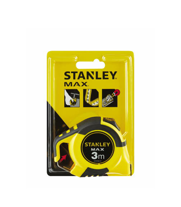 Рулетка Stanley MAX магнит магнитная 3 м x 19 мм