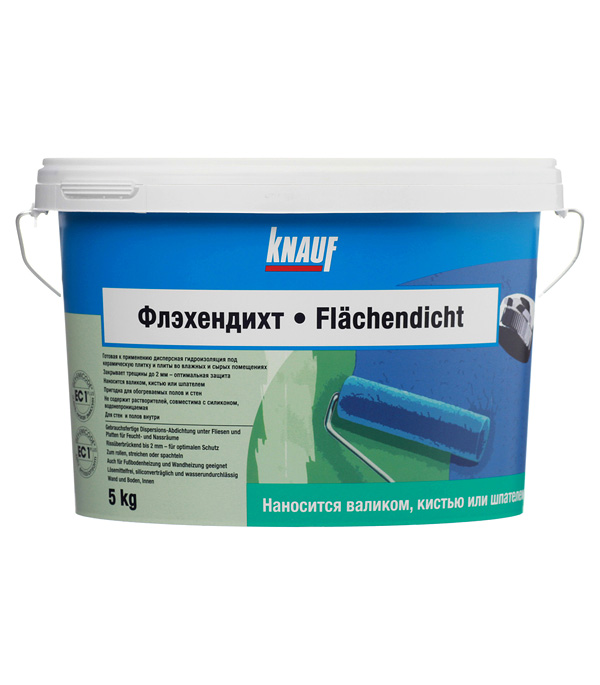 Гидроизоляция Knauf Флэхендихт водная дисперсия 5 кг