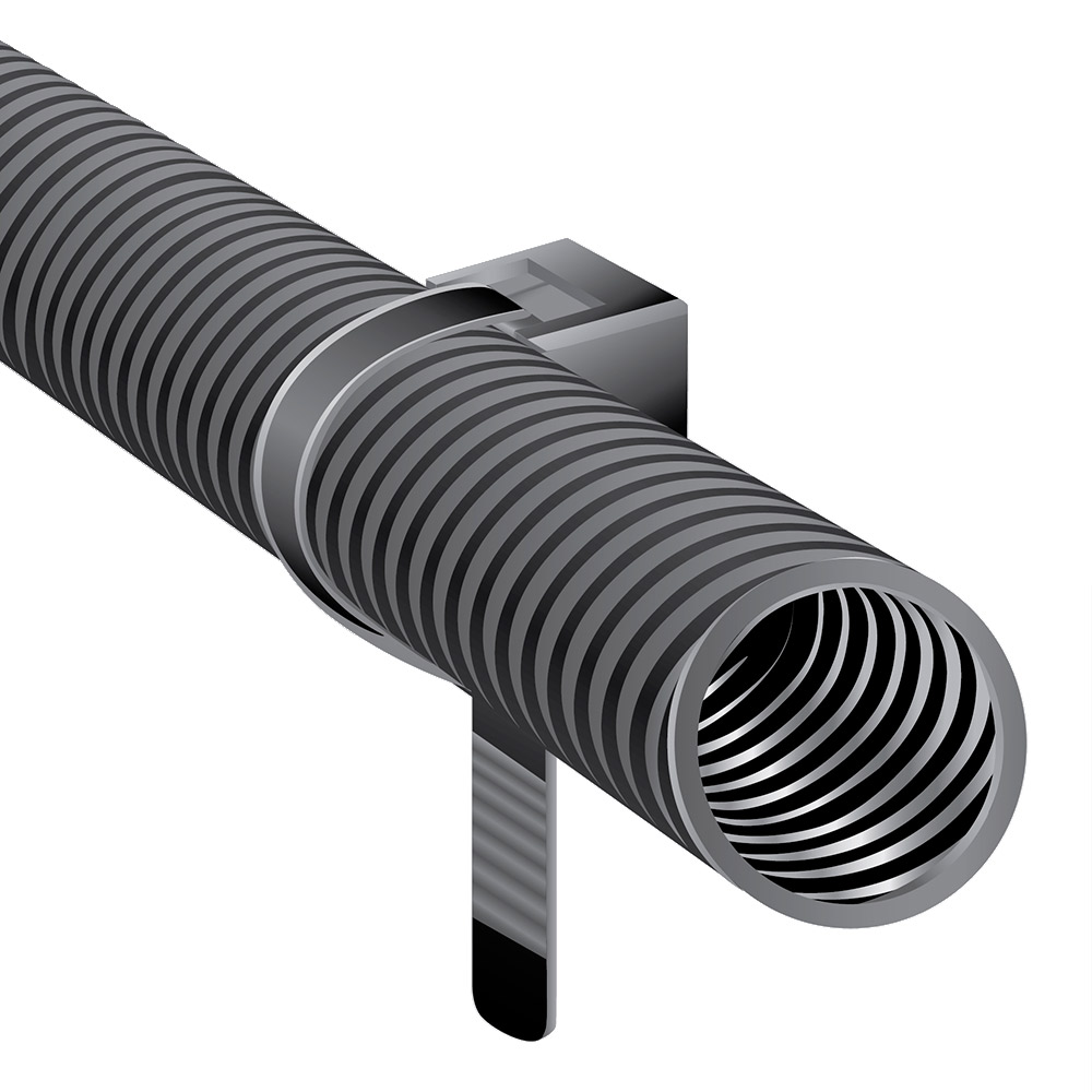 Ремешок для кабеля и труб 16-32 черный атмосферостойкий (30 шт.)
