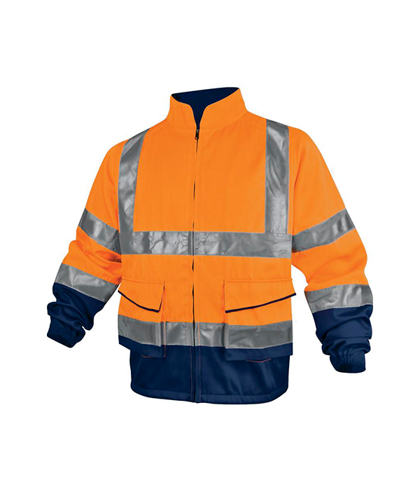 Куртка рабочая сигнальная Delta Plus 52-54 рост 172-180 см цвет флуоресцентный оранжевый