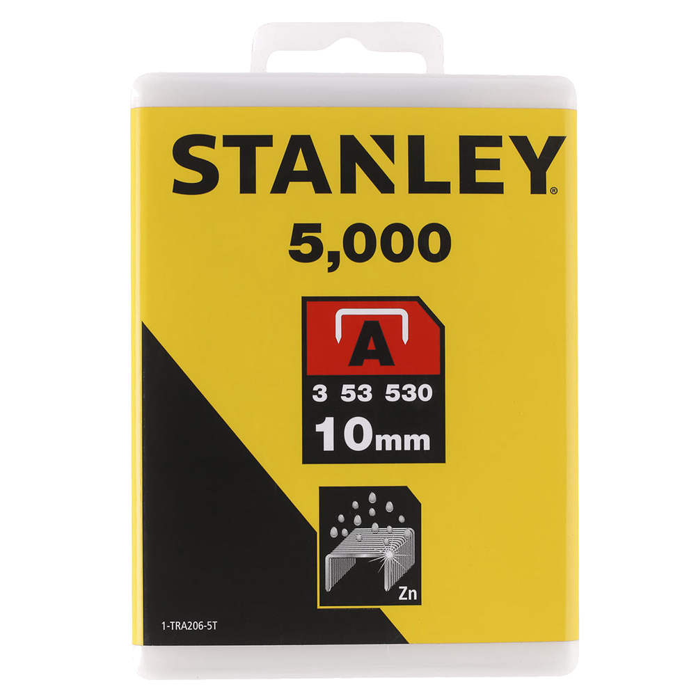 Скобы для степлера Stanley 1-TRA206-5T тип 53 10 мм (5000 шт.)