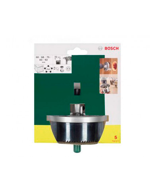 Набор коронок Bosch Promoline (2607019451) по дереву d60-92 мм (5 шт.)