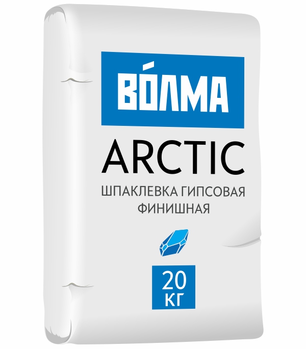 Шпаклевка гипсовая Волма Arctiс финишная 20 кг