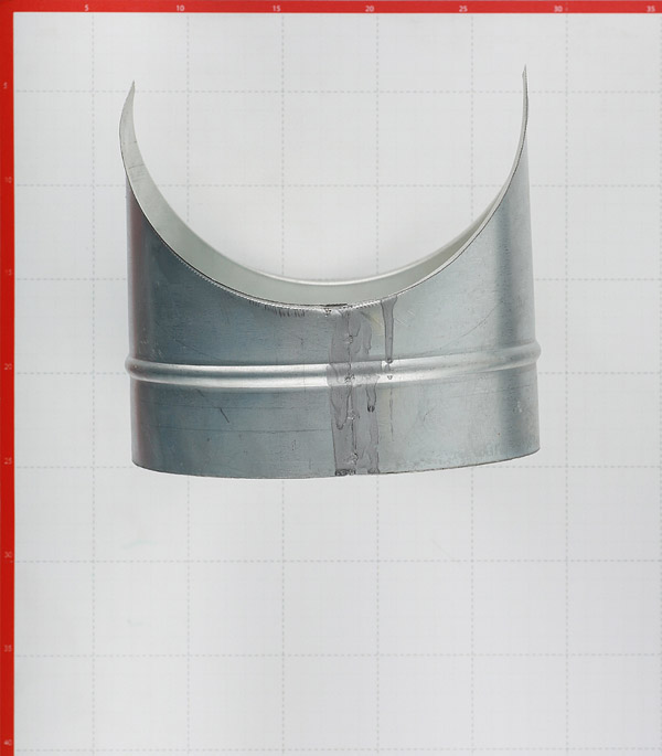 Врезка оцинкованная для круглых стальных воздуховодов d200х200 мм